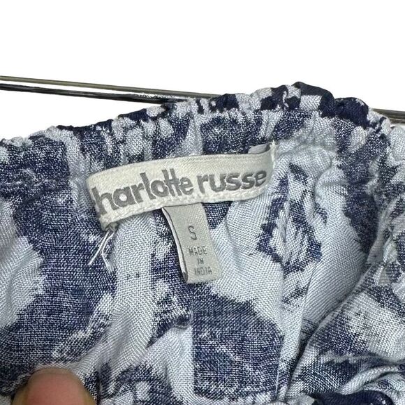 Charlotte Russe Blue and White Mini Dress - Picture 5 of 9